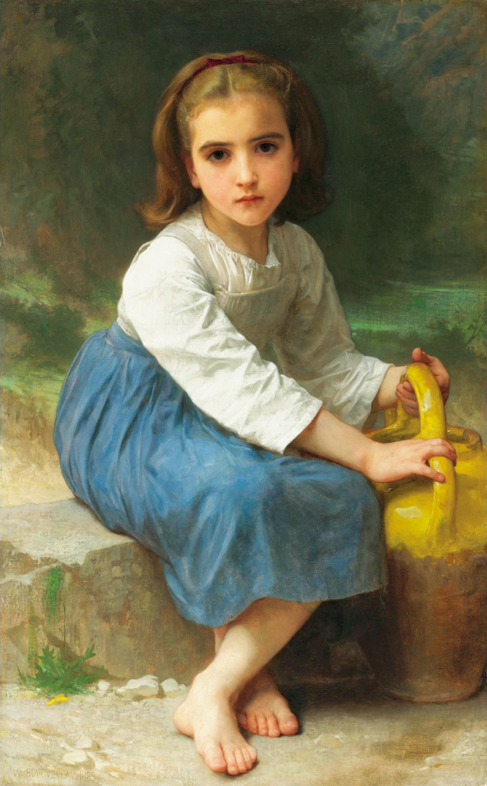  阿道夫·布格罗 Adolphe Bouguereau ——小憩 (5)